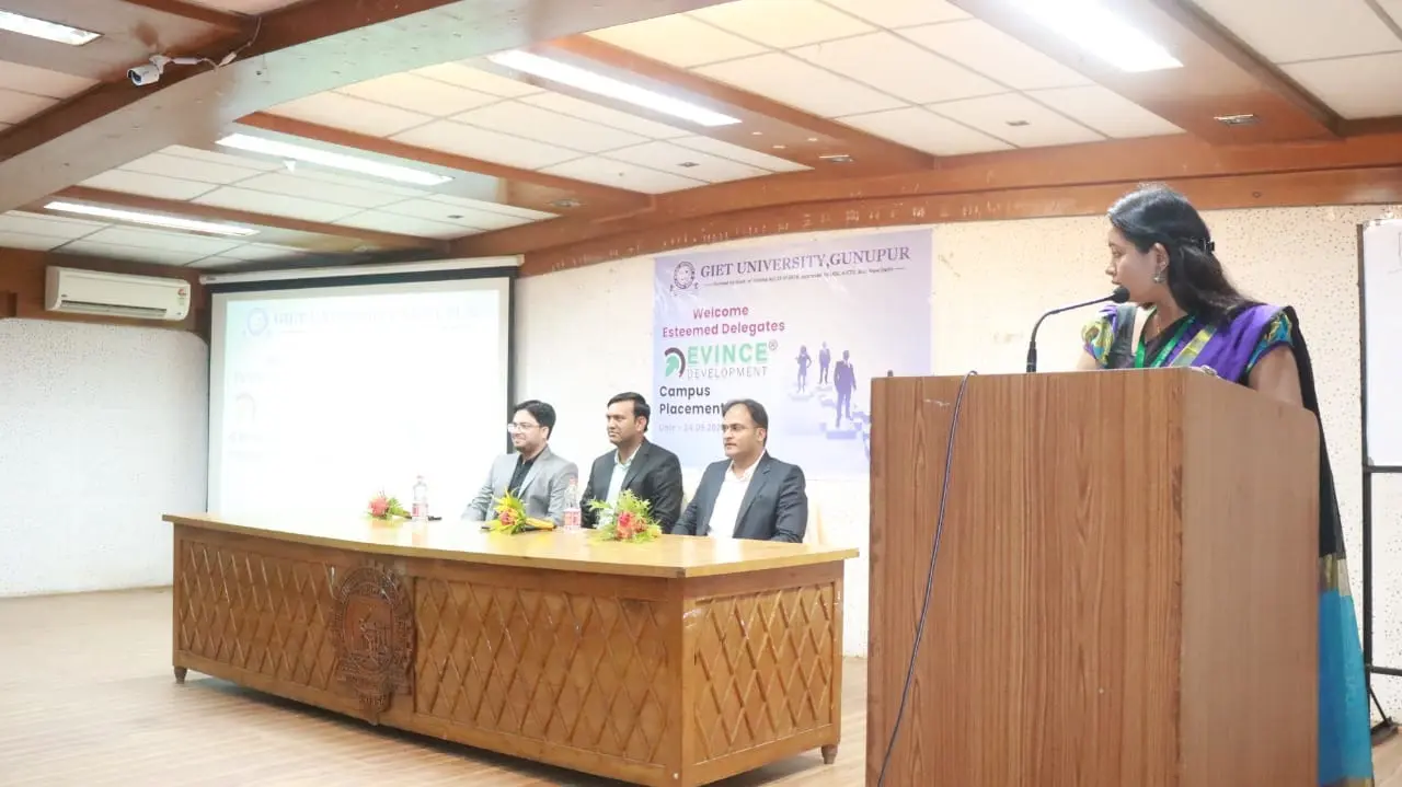Campus Placement of EvinceDev