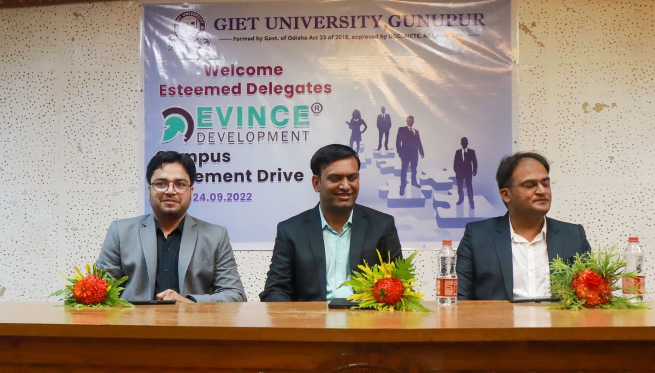 Campus Placement of EvinceDev
