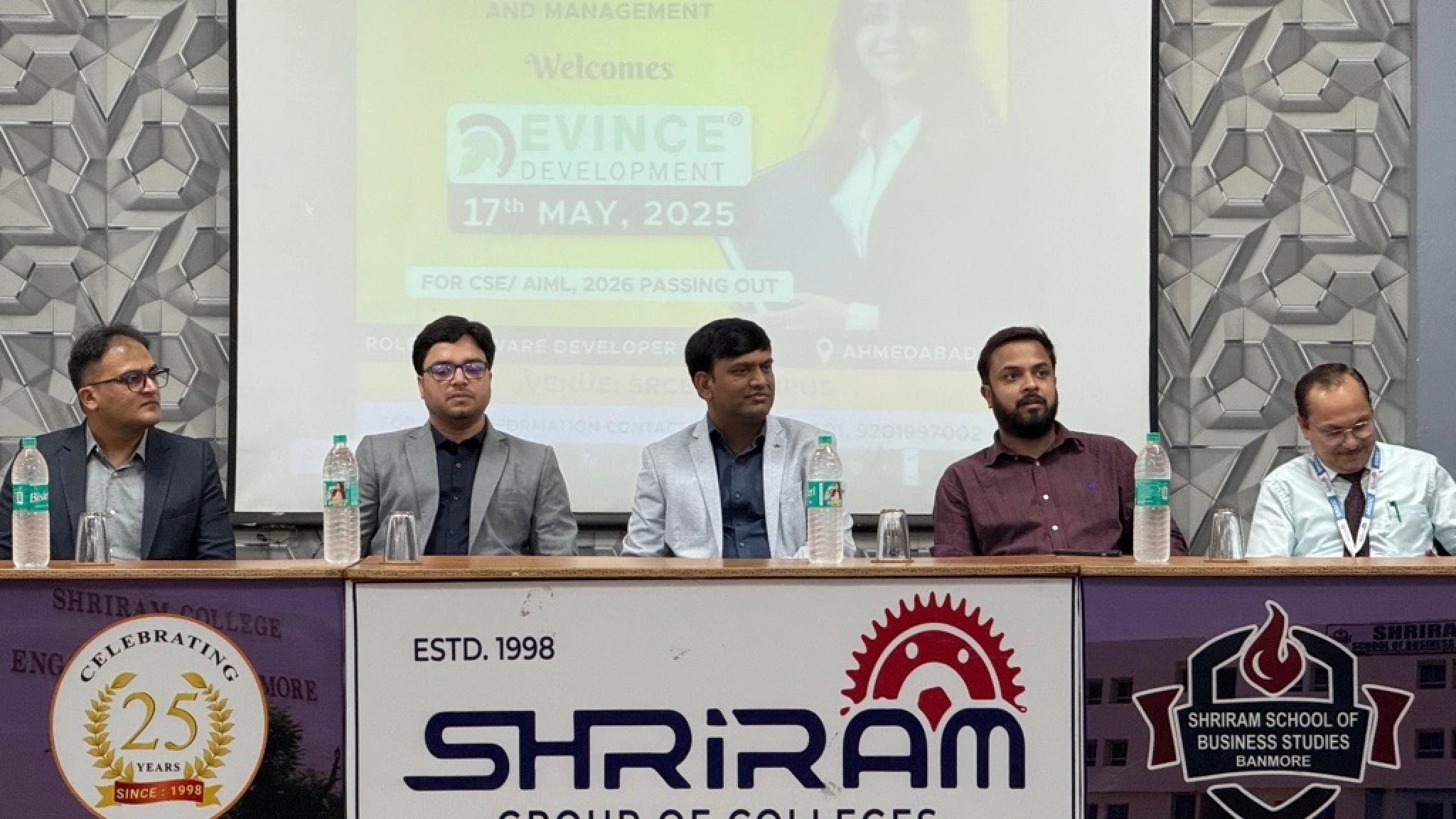 Campus Placement of EvinceDev