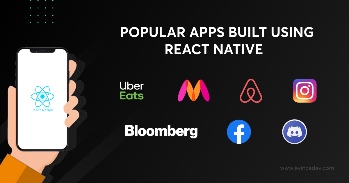 Popular Apps built using React Native
