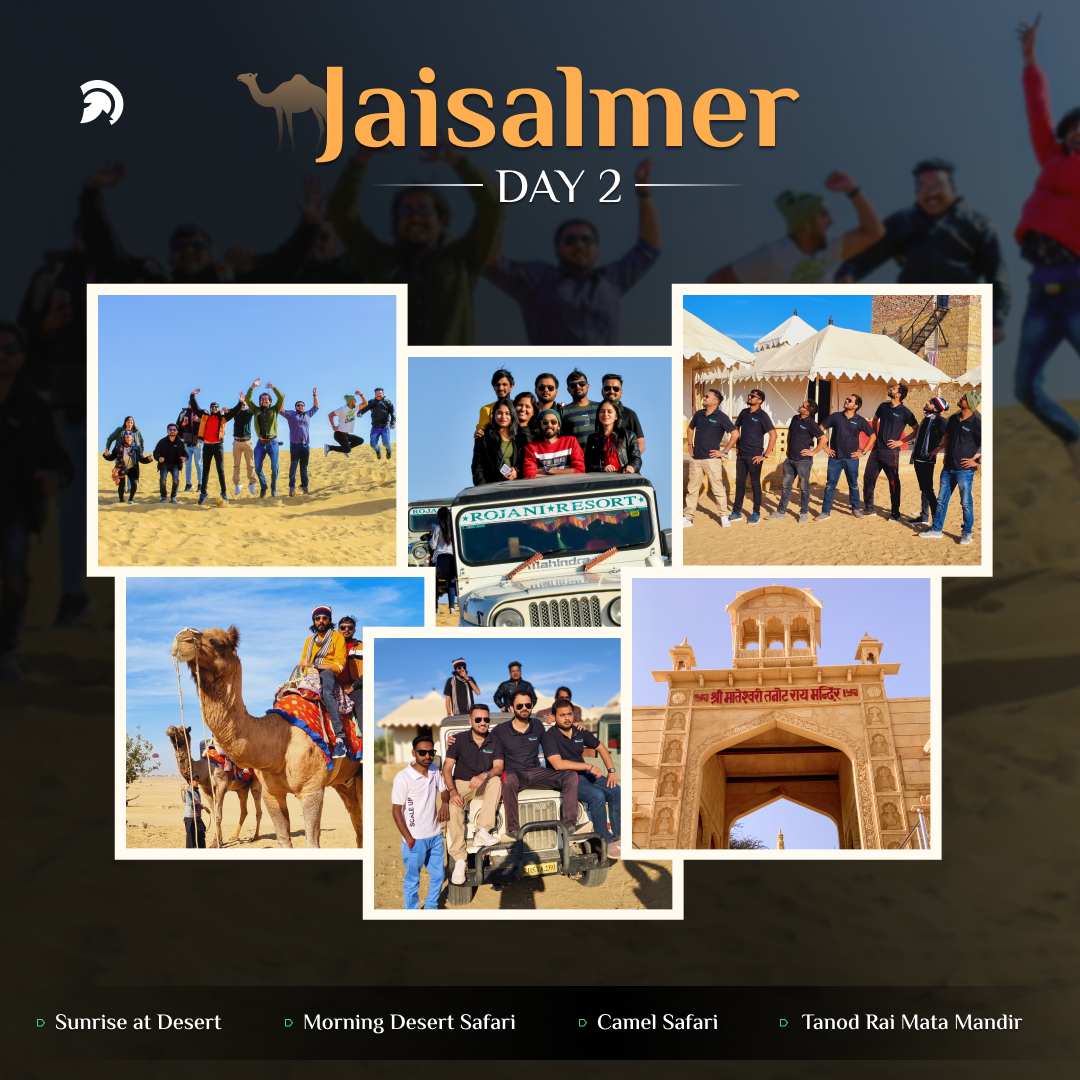 EvinceDev Jaisalmer Trip