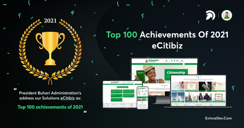 eCitibiz as Top 100 Achievements of 2021
