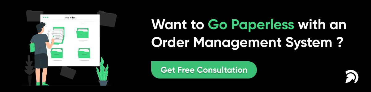 Paperless Order Management System