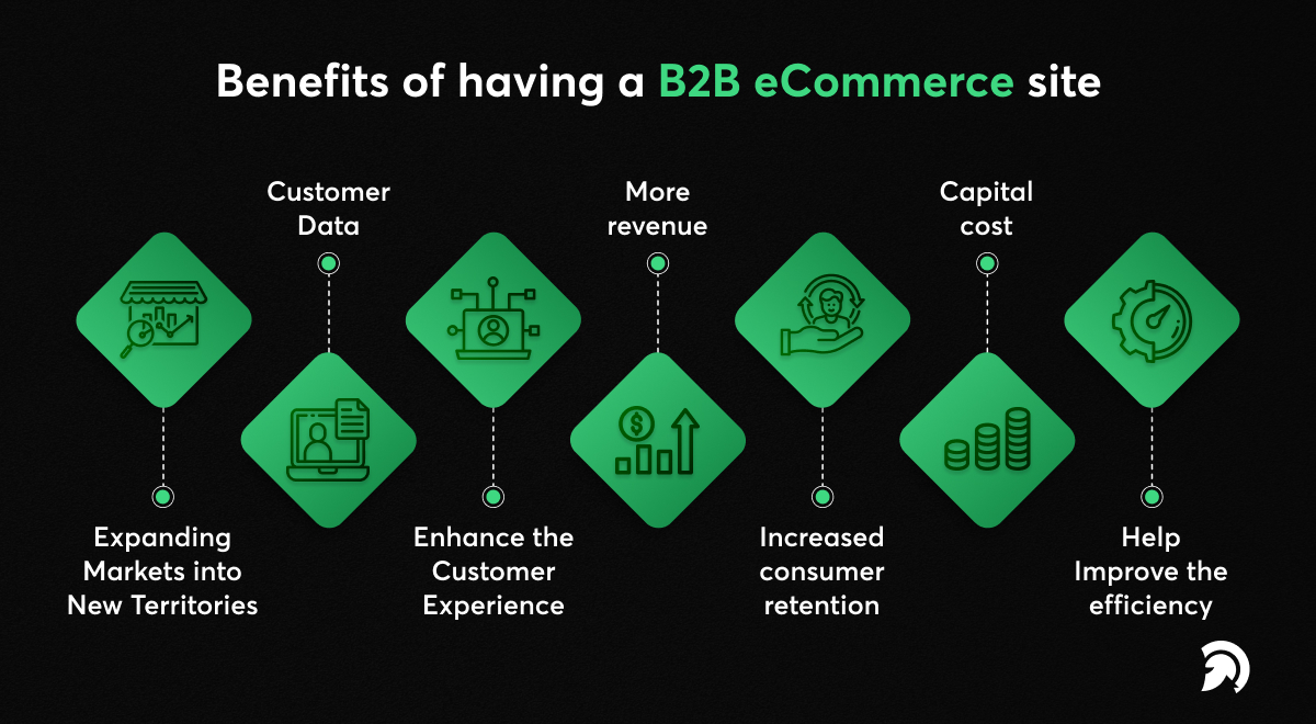 benefits of having a B2B ecommerce website