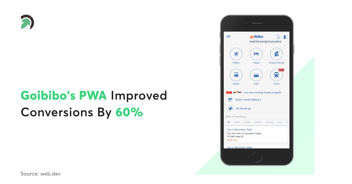 Goibibo's PWA