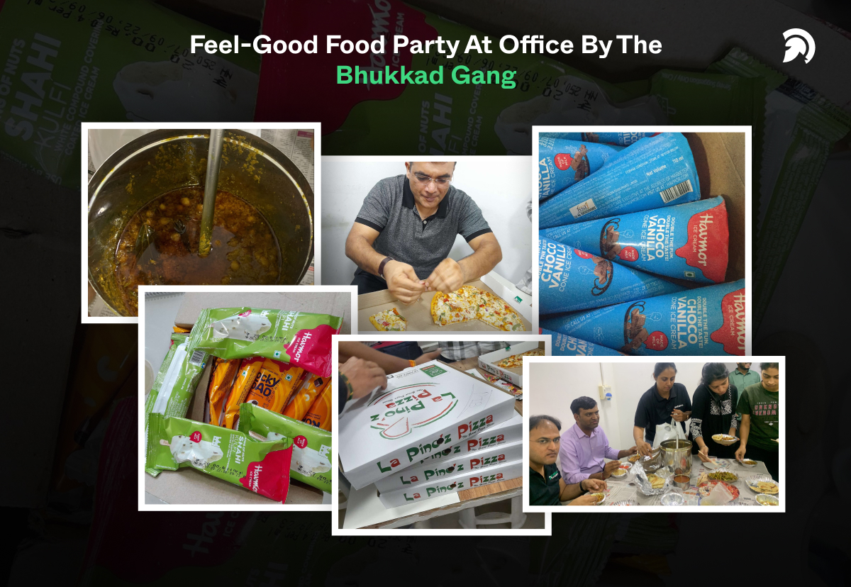 Feel-Good Food Party At Office By The Bhukkad Gang at Evince Development