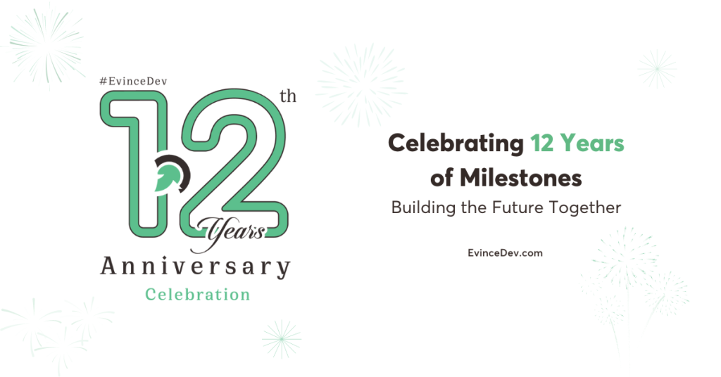 EvinceDev Celebrating 12 Years of Milestones