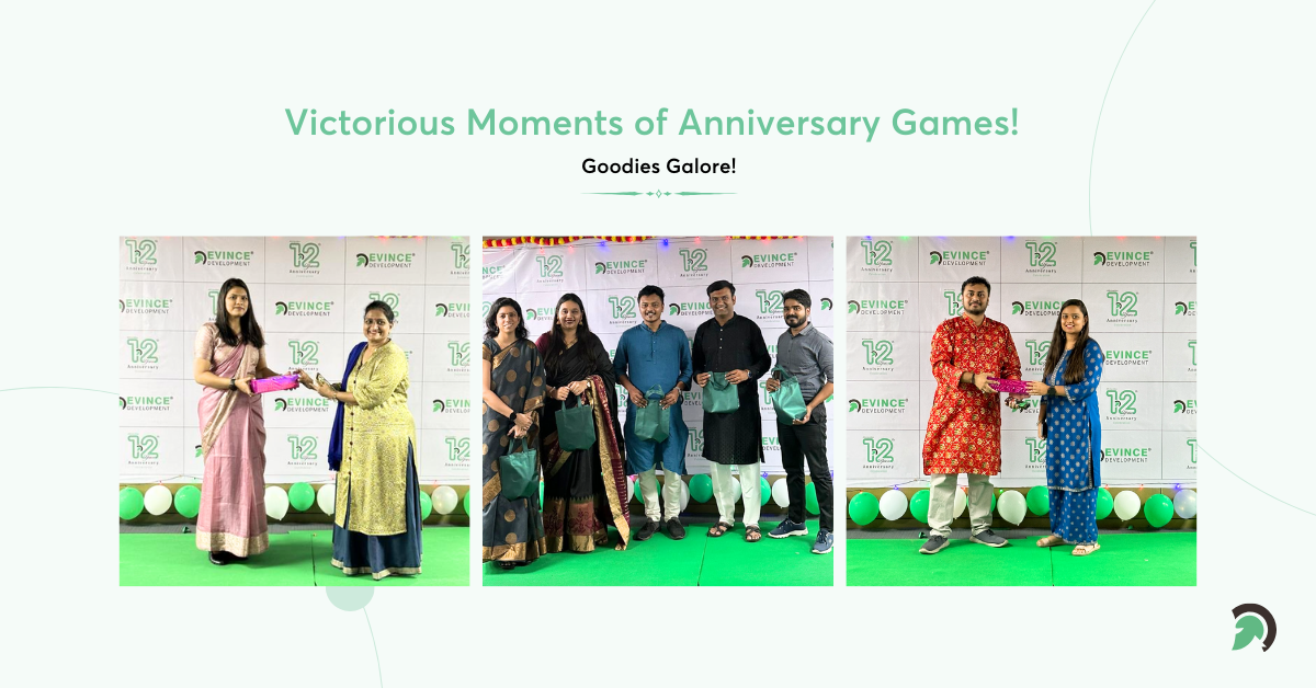 winners of games in evincedev celebration