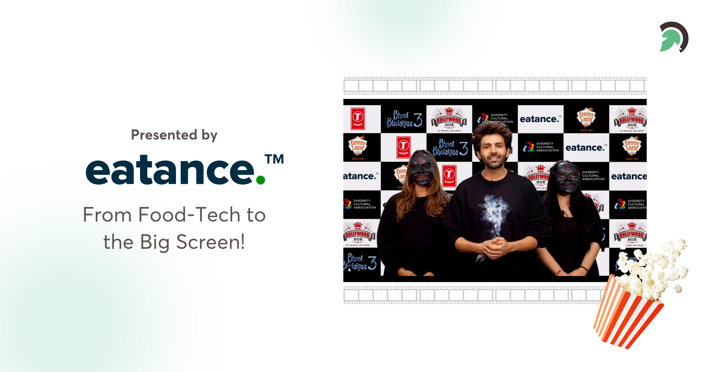 eatance promotion on big screen event