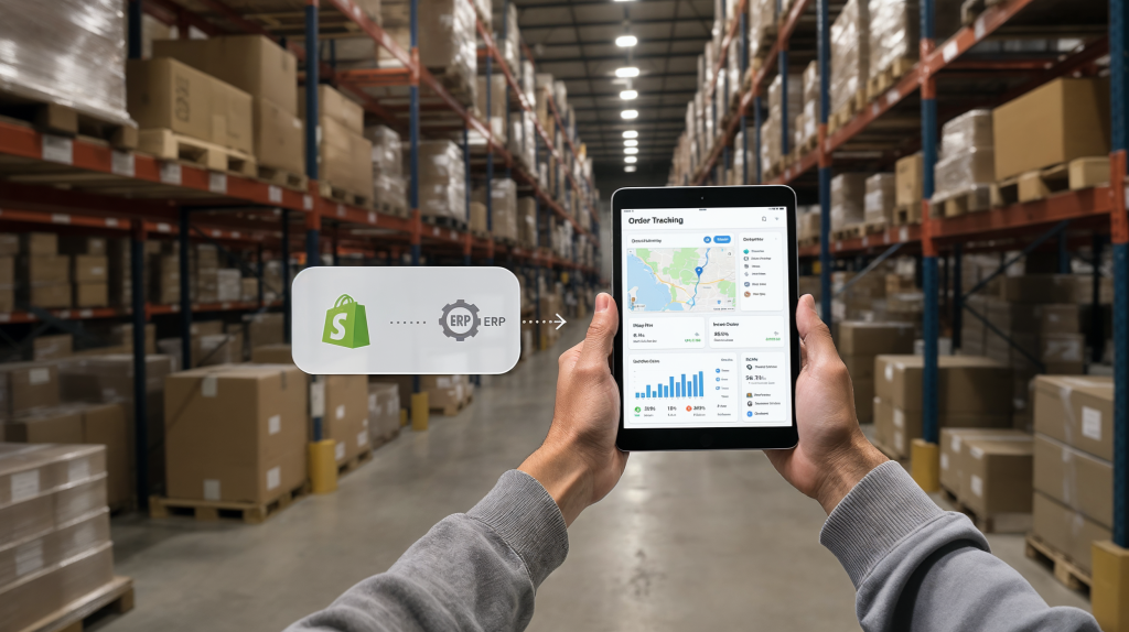 Shopify ERP Integration Blueprint for Real-Time Data Flow and Control Blog By EvinceDev