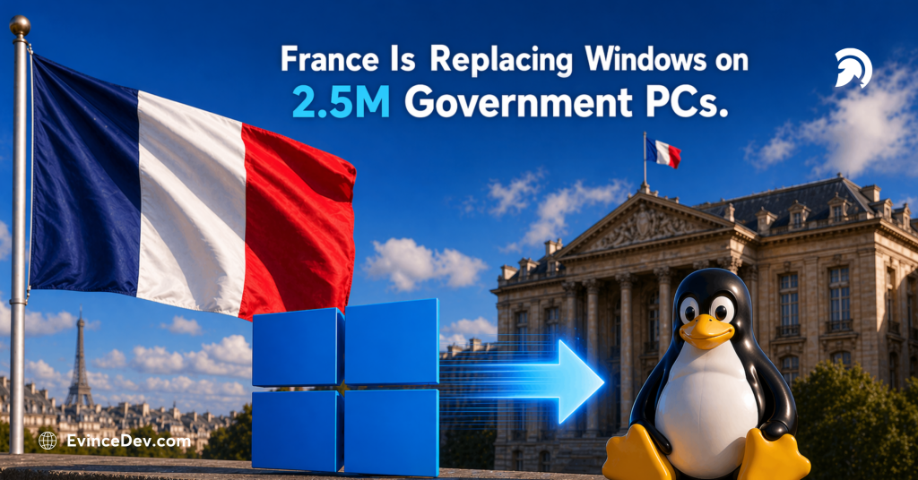 France Starts Windows-to-Linux Migration Across 2.5M PCs