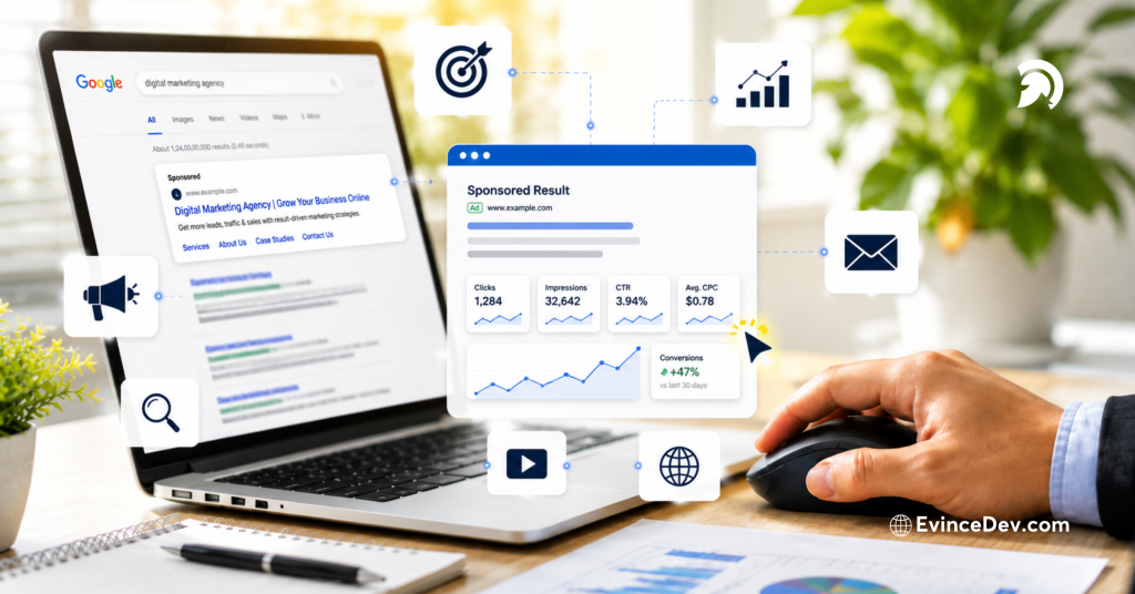 What Is Pay Per Click Advertising and How Does It Work Blog from EvinceDev