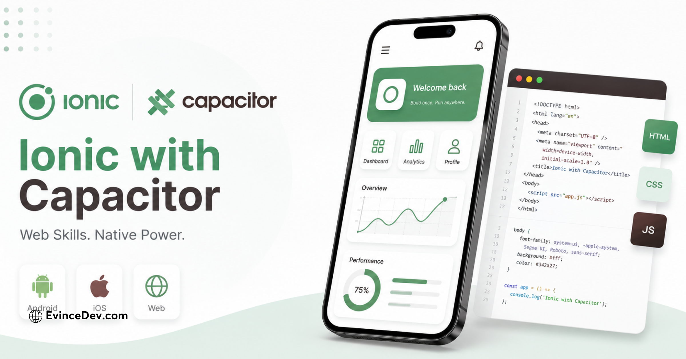 Ionic and Capacitor for Cross-Platform Applications