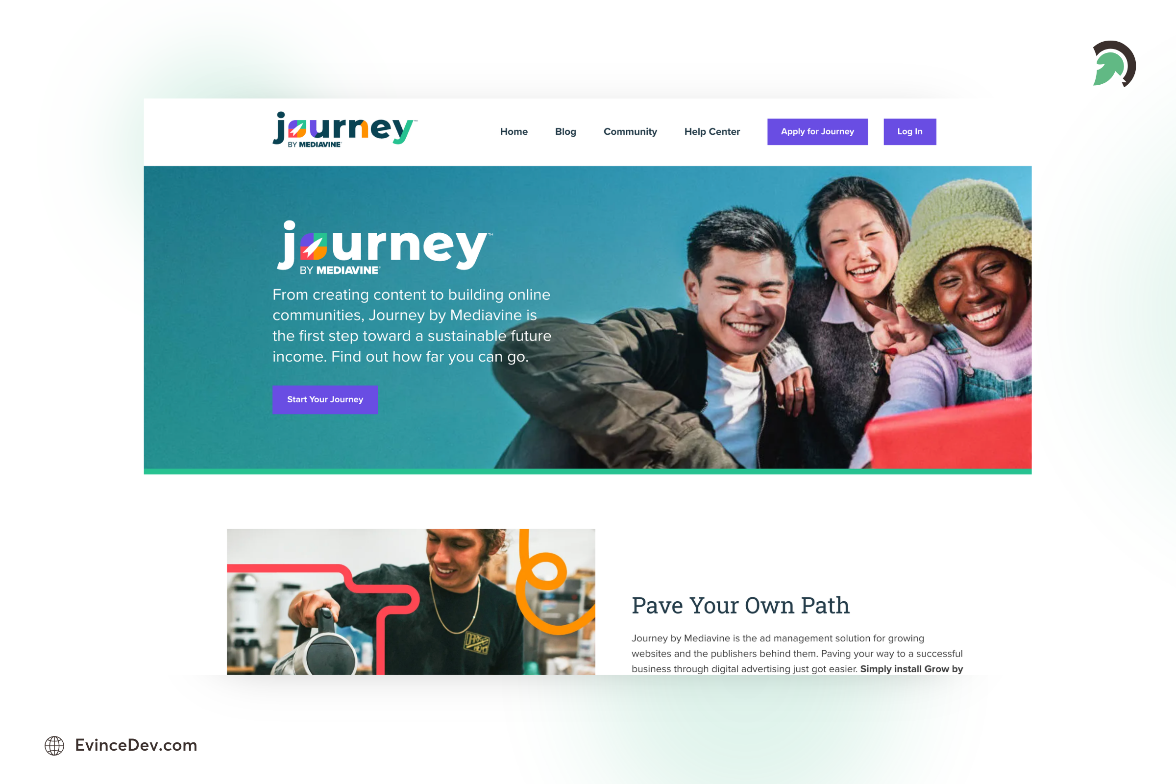 Journey by Mediavine for Growing Bloggers