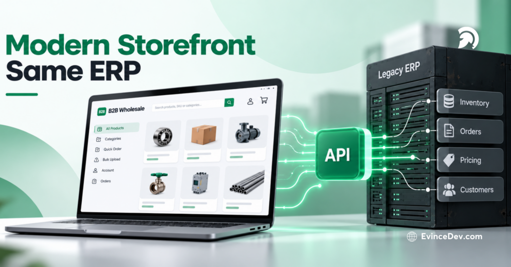 Headless Commerce for B2B Wholesalers with Legacy ERP Systems | | EvinceDev Blog